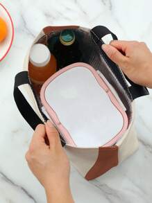 1 pieza Bolsa térmica con estampado de figura - Multicolor - Ver 3