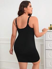 Slip shapewear Vestido - Negro - Ver 2
