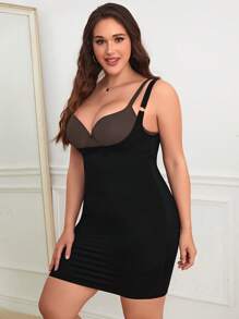 Slip shapewear Vestido - Negro - Ver 4