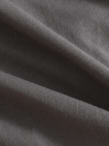 SHEIN Boys Contrast Piping Pocket Patched Tank Top & Shorts - Multicolor - View 3