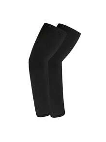 2 đôi tay áo chống nắng thông thường cho nam, dành cho hoạt động ngoài trời - màu đen - Xem 2