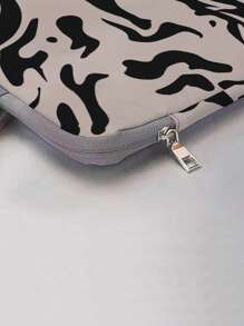 Zebra Striped Laptop Bag - Multicolor - View 3