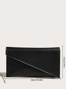 Medium Envelope Bag Solid Color Chain Strap