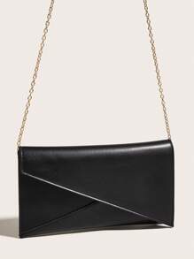 Medium Envelope Bag Solid Color Chain Strap