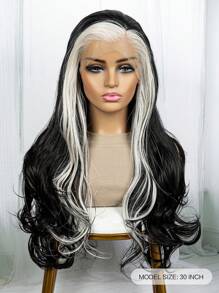 13X4蕾絲超長捲曲合成假髮 - 彩色 - 查看 2