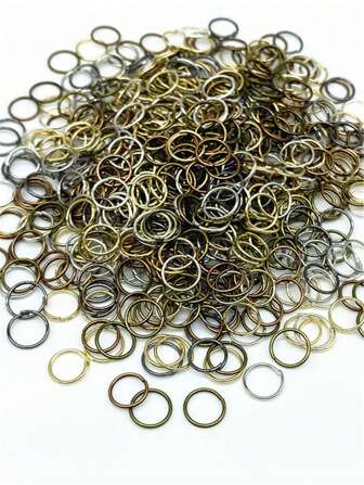 200入組/套時尚跳環和開口環適合女士DIY首飾製作