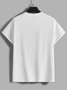 Manfinity 男士棉卡通圖案T恤