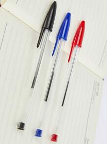 3 piezas de color mixto Bolígrafo simple portátil multipropósito Pluma de escribir para escribiendo - Multicolor - Ver 10