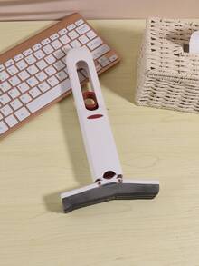 1 pieza con estampado de dibujos animados Raspador de limpieza con 2 piezas reemplazable cabeza - Blanco - Ver 6