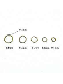 200入組/套時尚跳環和開口環適合女士DIY首飾製作