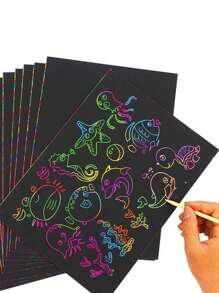 10 Stücke Schmierpapier mit Zu Ziehen DIY für DIY Malerei