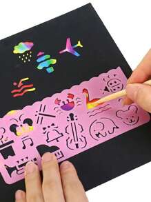 10 Stücke Schmierpapier mit Zu Ziehen DIY für DIY Malerei