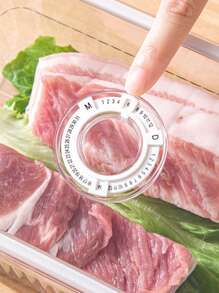 1pc PET Food Storage Box, Minimalist Clear Food Storage Box For Kitchen - Clear - View 5