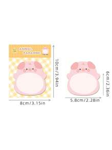 3 pezzi Nota appiccicosa casuale design fumetto