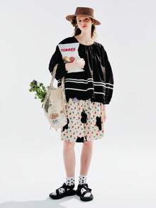 滿版印花闊腿短褲 - 彩色 - 查看 4