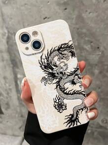 适用于苹果的2件套传统中国龙彩绘硬壳手机壳，兼容 15 Pro Max、13、14、11、12 Pro、XS；兼容Galaxy S22、Galaxy A13 4G、Galaxy A52、A52s 5G；兼容Redmi Note 11、11 Lite - 彩色 - 查看 3
