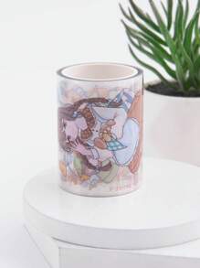 1卷圖形裝飾膠帶DIY和紙膠帶 - 薄荷綠 - 查看 6