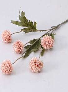 1 pièce Bouquet de fleurs artificielles de pissenlit à 5 têtes de couleurs d'automne pour la décoration de la salle de séjour et de la table à manger, Saint-Valentin, cadeaux, anniversaire, remise de diplôme, décoration d'automne