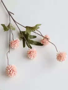 1 pièce Bouquet de fleurs artificielles de pissenlit à 5 têtes de couleurs d'automne pour la décoration de la salle de séjour et de la table à manger, Saint-Valentin, cadeaux, anniversaire, remise de diplôme, décoration d'automne