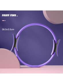 1 pieza Anillo de Pilates, Anillo de Fitness Magic Circle de 14 pulgadas para ejercicios de muslos, tonificador de muslos de anillo de Yoga - Morado - Ver 5