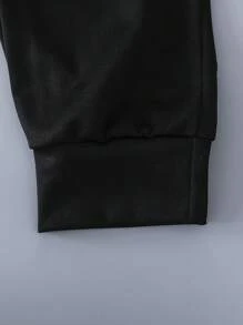 SHEIN 青少年男孩字母印花T恤和運動長褲 - 彩色 - 查看 4