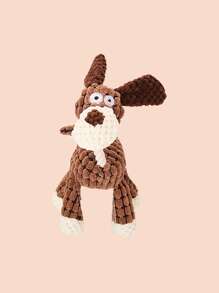 1pc Cartoon Donkey Shaped Squeaky Rope Dog Chew Toy, Interactive Pet Training Toy