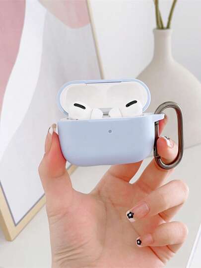 Silicone Protective Case For Airpod, Solid Color