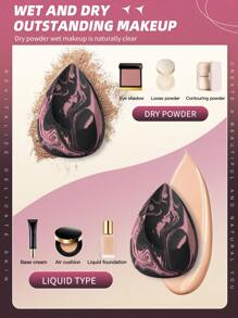 2pcs Makeup Sponge - Multicolor - View 2
