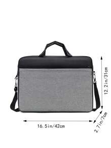 笔记本电脑包 男女通用 简单单肩包 教室笔记本电脑包 教室包 教师收纳包 教室收纳包 返校用品 学校用 平板电脑用 返校用品 笔记本电脑保护套 笔记本电脑内胆包 笔记本电脑包和保护套 学校必需品 - 灰色 - 查看 4