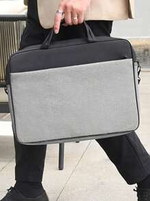 笔记本电脑包 男女通用 简单单肩包 教室笔记本电脑包 教室包 教师收纳包 教室收纳包 返校用品 学校用 平板电脑用 返校用品 笔记本电脑保护套 笔记本电脑内胆包 笔记本电脑包和保护套 学校必需品 - 灰色 - 查看 6