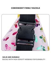 1pc Holographic Butterfly Pattern Running Bag - Baby Pink - View 5