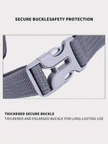 1pc Earphone Hole Detail Waterproof Outdoor Running Bag - Black - View 6