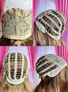 Long Body Wave Synthetic Wig - Light Brown - View 7