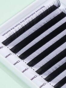 MAGEFY 1盒0.10C8-15mm單行密植朵毛 - 黑色 - 查看 4