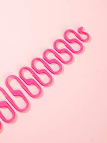 1 pieza unicolor pelo - Rosa - Ver 5