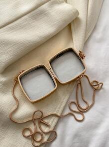 Mini Box Bag Chain - Gold - View 5