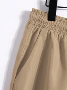 Manfinity RSRT Men Geo Print Shirt & Drawstring Waist Shorts Without Tee - Multicolor - View 7