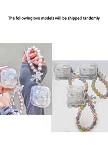 Bear Decor Case Compatible With AirPods For AirPods1/2 AirPods Pro - Multicolor - View 3