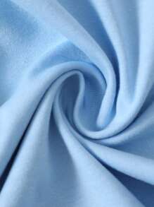 Baby Boy Summer Casual Letter Printed Double Color Patchwork Romper - Multicolor - View 5