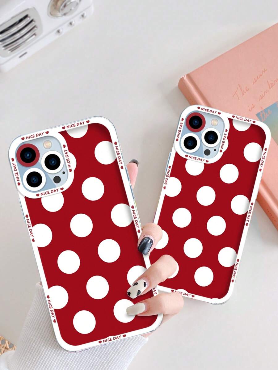 Polka Dot Phone Case - Multicolor - View 1