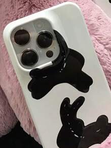 Rabbit Pattern Phone Case Compatible With iPhone15/15Plus/15Pro/15Promax - Multicolor - View 4