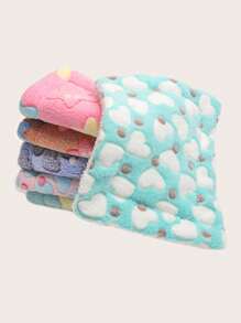 1入組卡通圖案隨機倉鼠板條箱墊適用於小動物適用於睡眠 - 彩色 - 查看 2