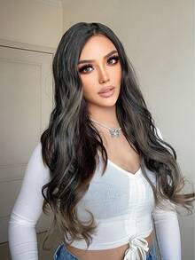 3pcs Long Curly Synthetic Hair Extension - Piano Color - View 8