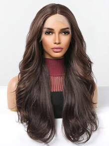 Tóc giả tổng hợp xoăn dài T-Part ren - Nhiều màu - Xem 7