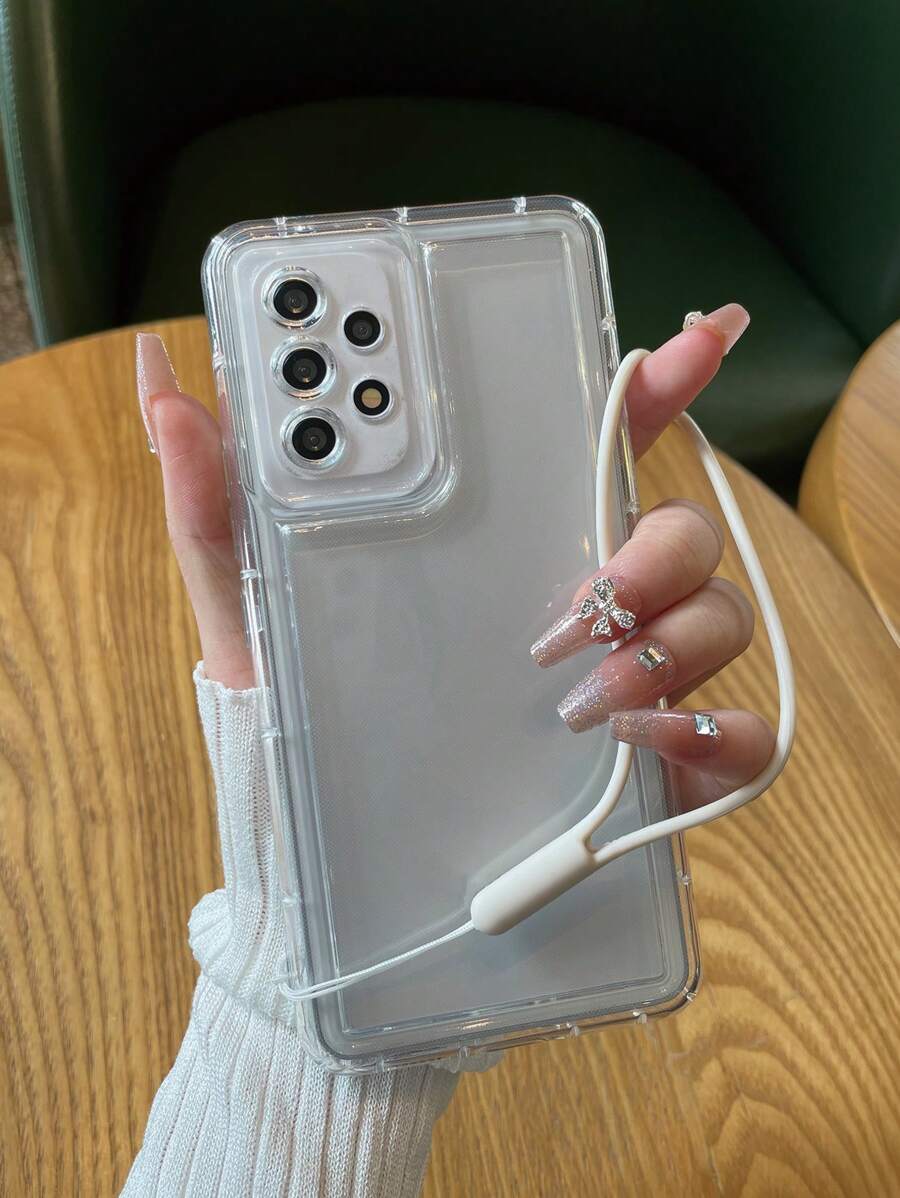 Clear Phone Case With Lanyard - Clear - View 1