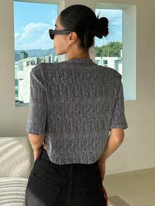 DAZY Space Dye Tee - Silver - View 2