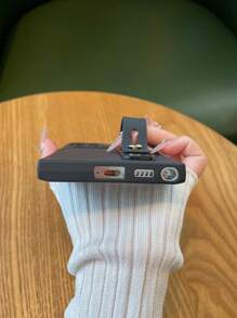 Solid Phone Case With Wrist Strap