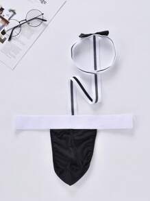 Hombres Tanga con diseño de lazo - Multicolor - Ver 4