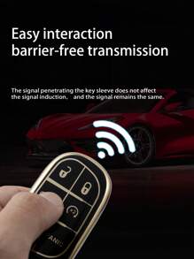 1 bộ Vỏ Chìa Khóa Ô Tô TPU & Móc Khóa Tương Thích Với Xe Jeep, Vỏ Chìa Khóa Fob - Nhiều màu - Xem 7