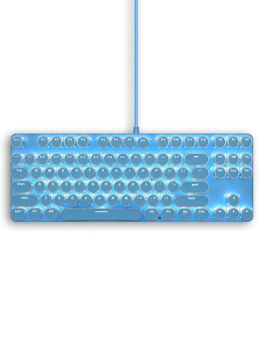 shipadoo 1入組ABS電腦鍵盤 - 淺藍色 - 查看 1